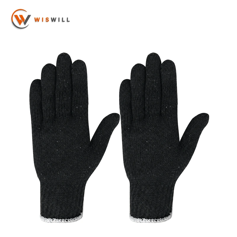 10-Gauge Black Cotton Gloves
