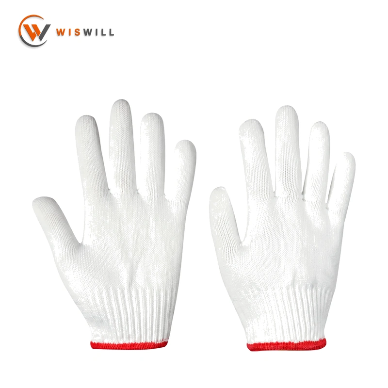 13-Gauge Bleached Nylon Gloves