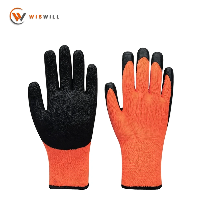 7 gauge polylster/acrylic terry brushed thermal gloves
