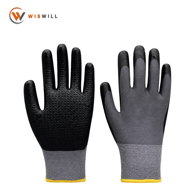 15 gauge polyester knit gloves