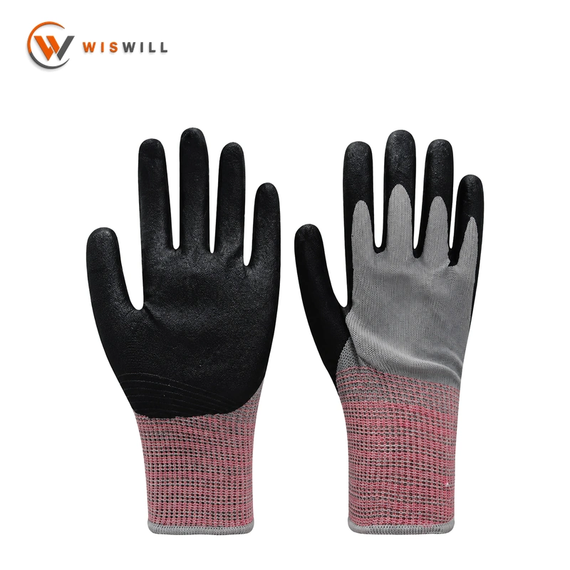 13gauge polyester knit gloves