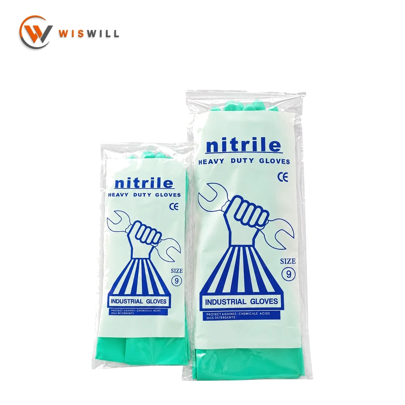 Nitrile gloves，Sizes 7/8/9/10/11 are available.