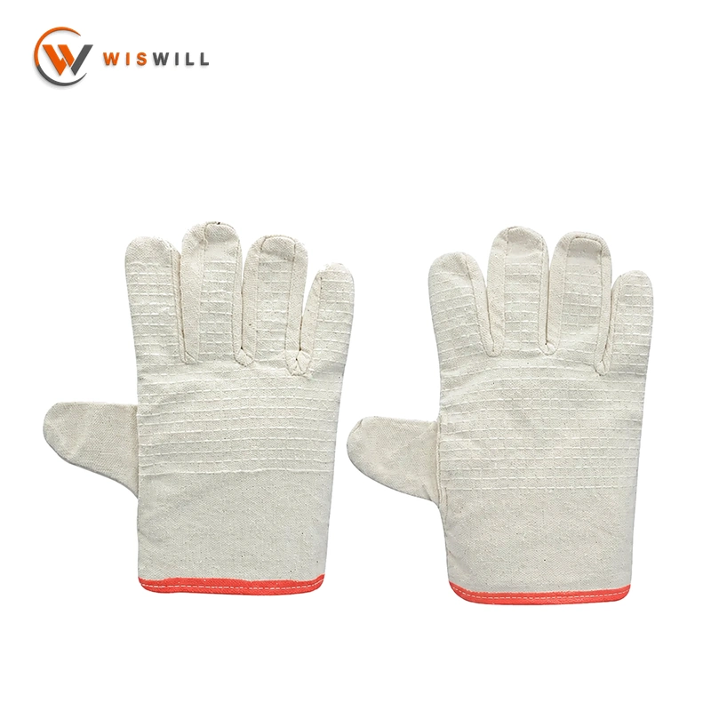 24 lines canvas gloves 10.5inch