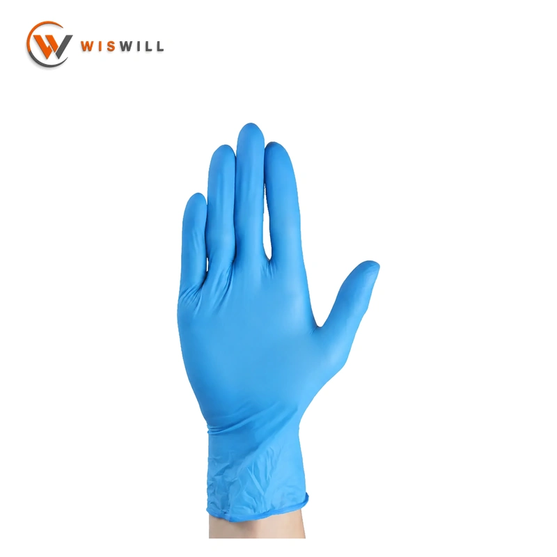 Size S disposable powder-free nitrile gloves,100pcs/box，10box/ctn