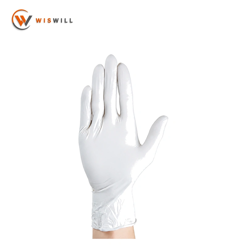 Size L disposable powder-free nitrile gloves,100pcs/box，10box/ctn