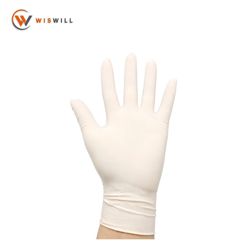 Size S disposable powder-free latex gloves,100pcs/box，10box/ctn