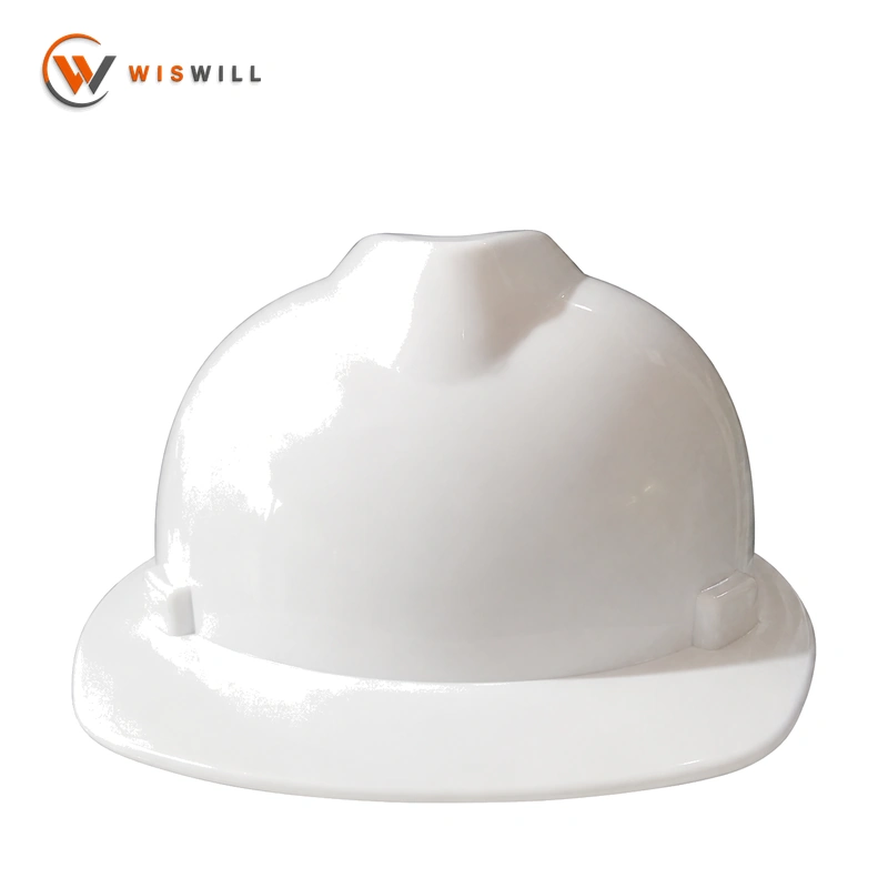 Model 501 PP Safety Helmet, White, Snap Lock