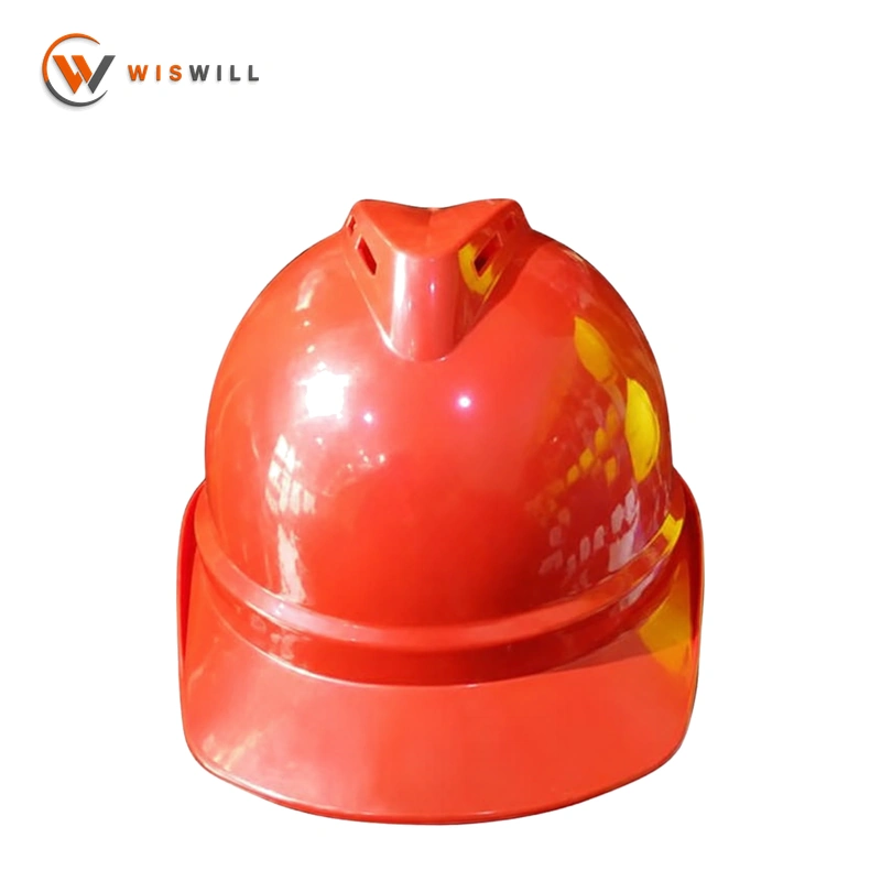 Model 701 PE Safety Helmet, Red, Snap Lock
