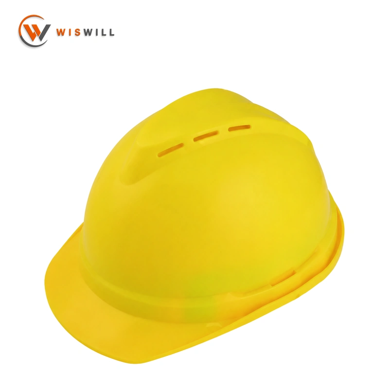 Model 701 ABS & Fiberglass Safety Helmet, Yellow, Snap Lock