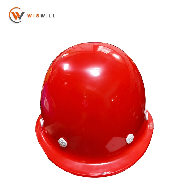 Model 903 PE Safety Helmet, Red, Snap Lock
