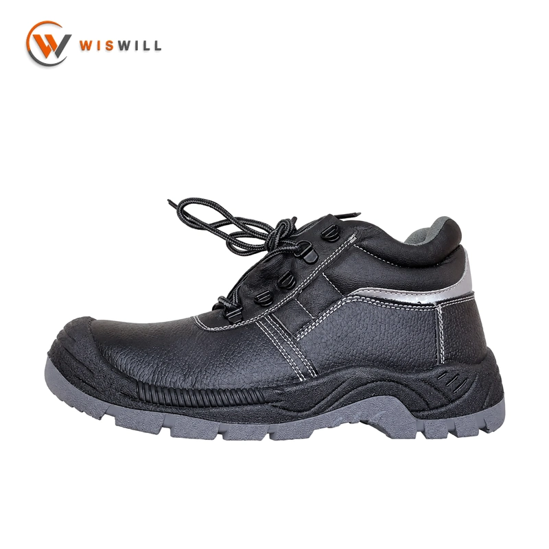 Leather Steel Toe & Steel Sole Safety Shoes