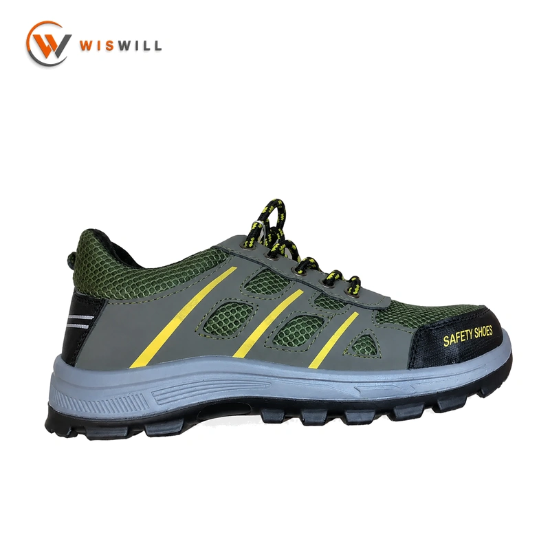 Mesh Upper Steel Toe & Steel Sole Safety Shoes