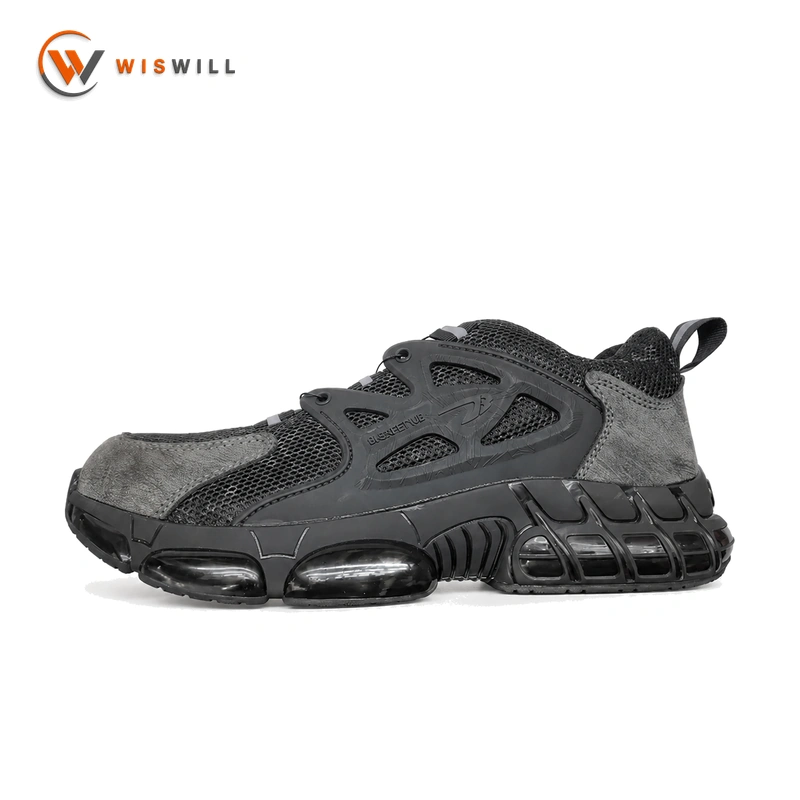 Mesh Upper Steel Toe & Steel Sole Safety Shoes