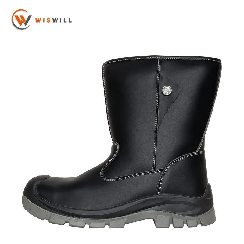 Cow Leather Steel Toe & Steel Sole Safety Shoes