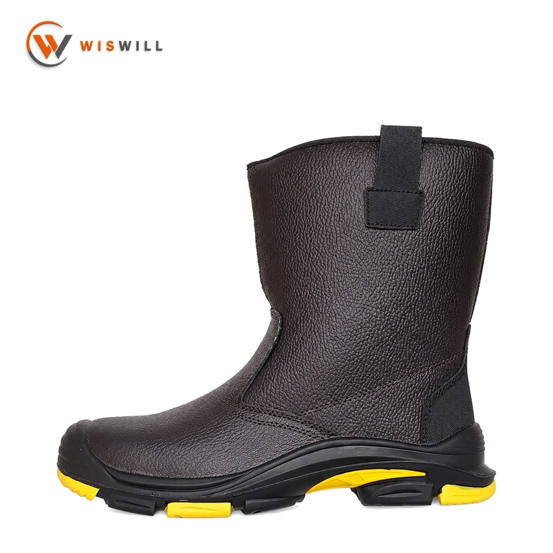 Cow Leather Steel Toe & Steel Sole Safety Shoes
