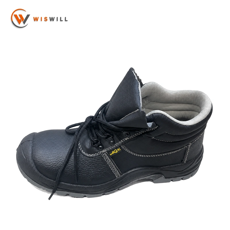 Leather Steel Toe & Steel Sole Safety Shoes