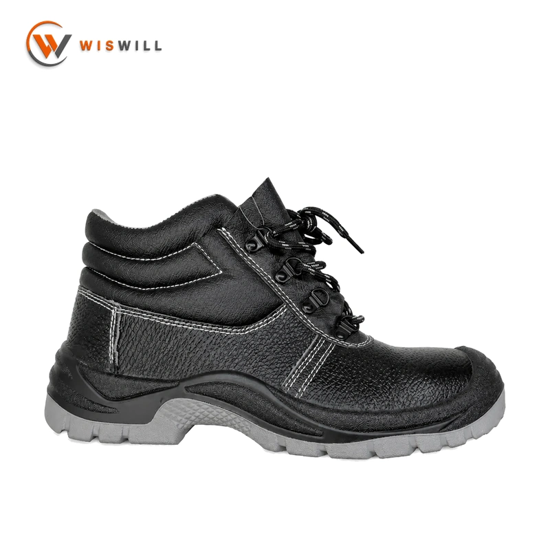 Cow Leather Steel Toe Safety Shoes