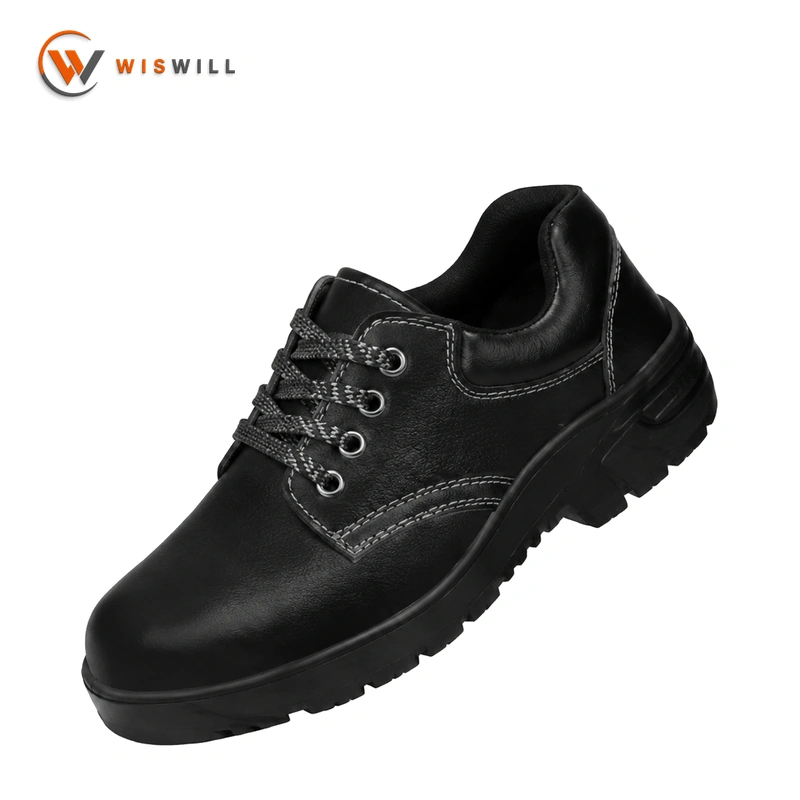 Leather Steel Toe & Steel Sole Safety Shoes