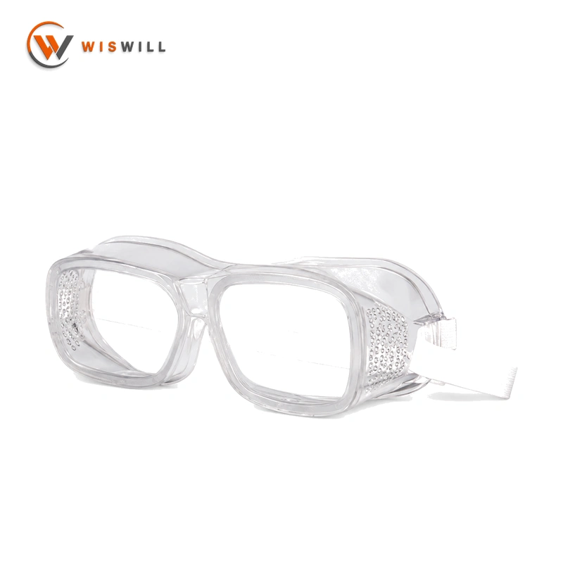 Perforated glass goggles