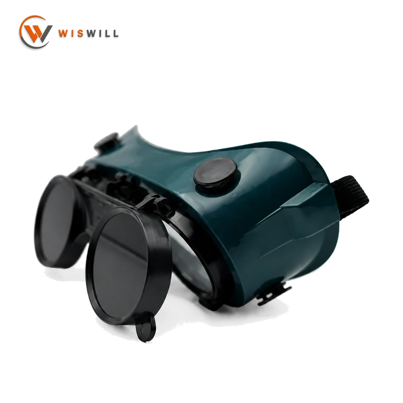 double flip open welding glasses