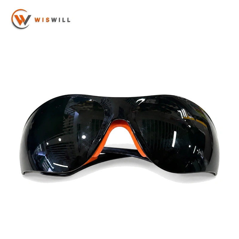 Normal /black orange safety glasses