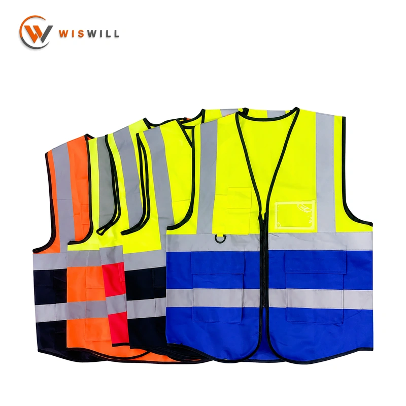 100g double color/ reflective vest/4 pockets